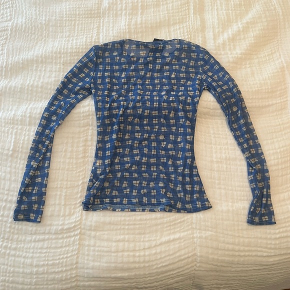 Mesh Long Sleeve Top - Picture 2 of 4